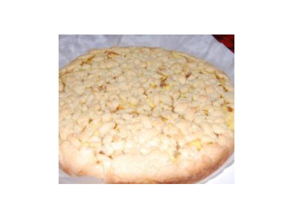 Crostata crema amaretti e pesche