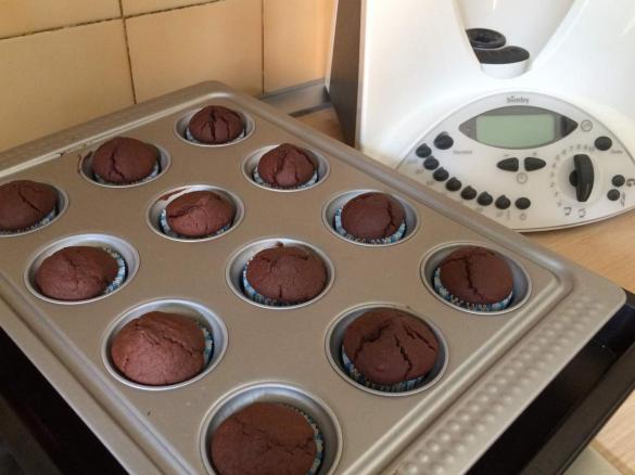 Muffin al cacao amaro light