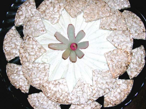 mousse al gorgonzola finger food