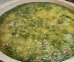 "Frittata" di spinaci al forno