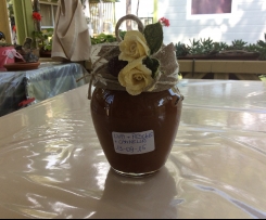 Marmellata di uva, pesche e zenzero