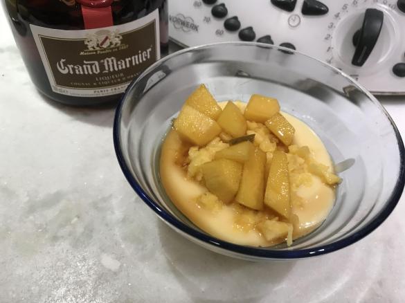 Panna cotta mango e grand marnier