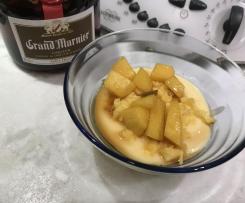 Panna cotta mango e grand marnier