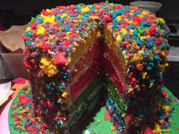 Rainbow cake