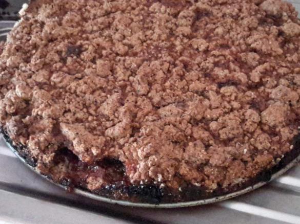 Sbriciolata senza glutine con farina di grano saraceno e marmellata