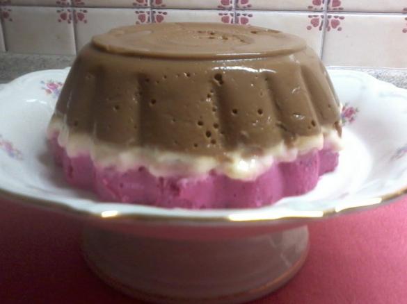 Budino e barbabietola