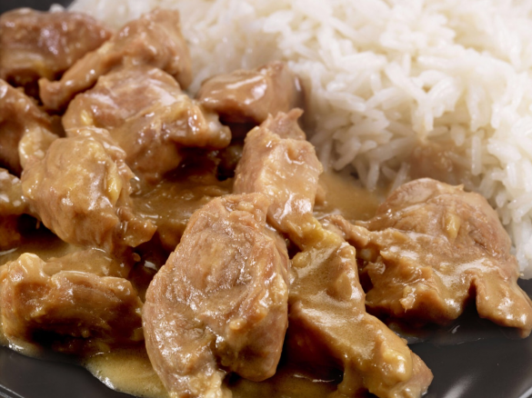 Spezzatino di maiale allo zenzero