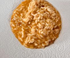 Risotto semplice e gustoso con pomodori secchi