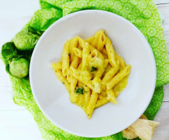 Pasta risottata con cavoletti di Bruxelles e zafferano