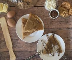 CONTEST CREPES - Crepes di biscotto con nutella e ricotta