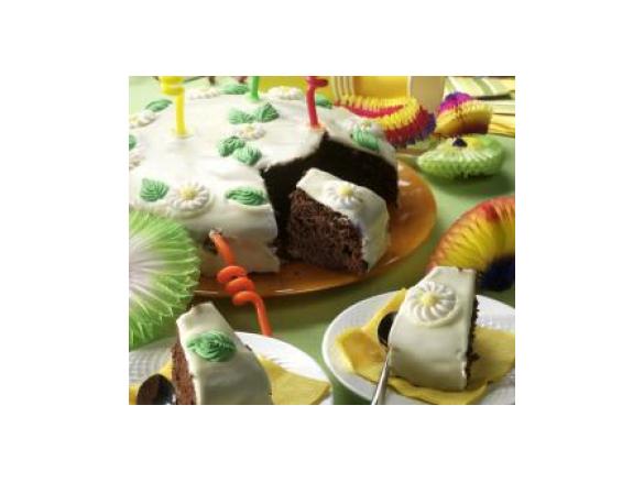 Torta banana e cioccolato glassata alla ricotta