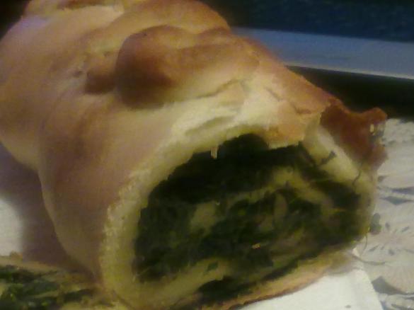 rotolo rustico agli spinaci