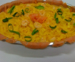 TAGLIATELLE AL MASCARPONE E GAMBERETTI