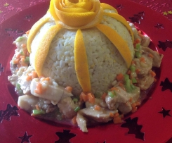 CUPOLA D'ORZO con maiale in agrodolce