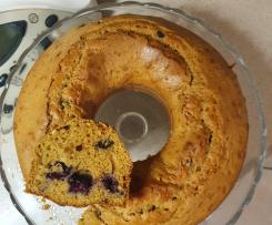 Ciambella mirtilli e vaniglia