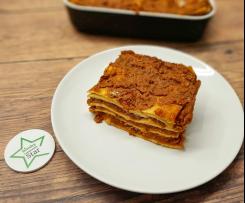 Lasagna vegana con ragù di lenticchie