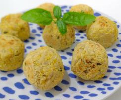 Polpette di orzo e ceci al profumo di basilico