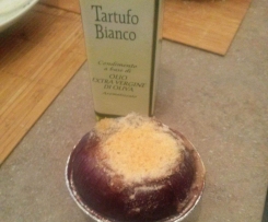 Cipolle ripiene (con olio al tartufo)