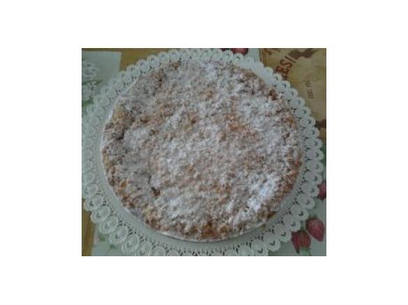 Sbrisolona alle nocciole con crema