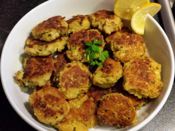 Polpette di ceci e zucchine (vegetariane)