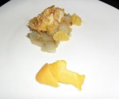 Pollo al forno light ai corn flakes con contorno di indivia rosolata e arance
