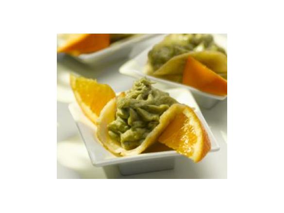 Tegoline di parmigiano alla crema di carciofi