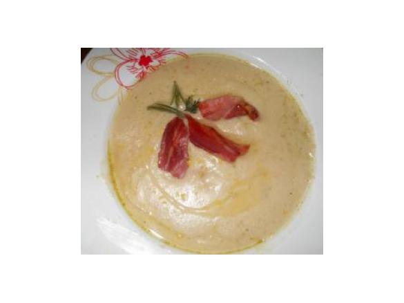 Crema di Pane e Speck tostato