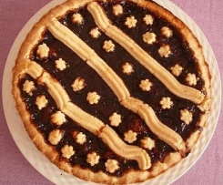Crostata con marmellata di prugne