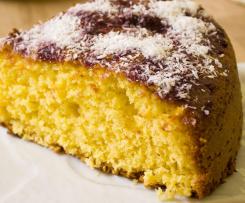 Torta al cocco e marmellata