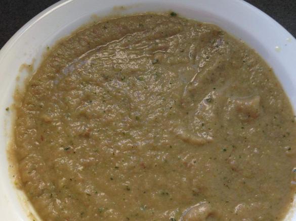 vellutata di zucchine e fagioli