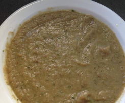 vellutata di zucchine e fagioli