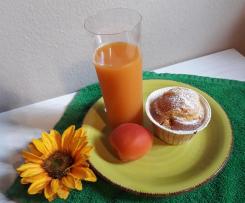 Muffin con Philadelphia e Albicocche fresche a modo mio svuota frigorifero