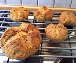 Panini con farina di soia a lievitazione naturale