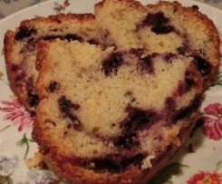 Torta di Semola di Grano Duro, Mirtilli e Yogurt