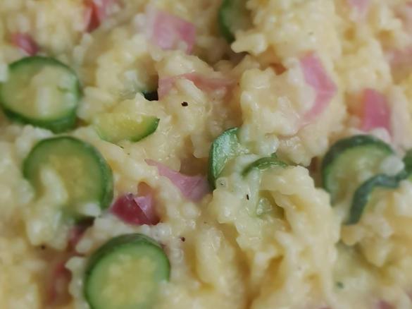 RISOTTO SPECK, ZUCCHINE E SCAMORZA