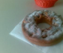 Ciambella leggera, yogurt e ciliegie