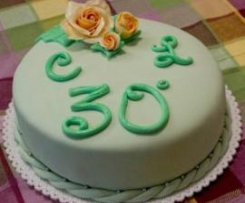 Torta del 30° anniversario di nozze
