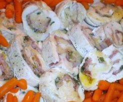 Rotolo di pollo farcito 