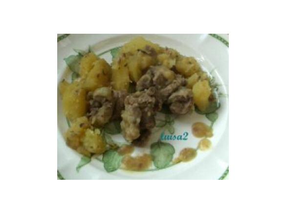 petto d'anatra con patate