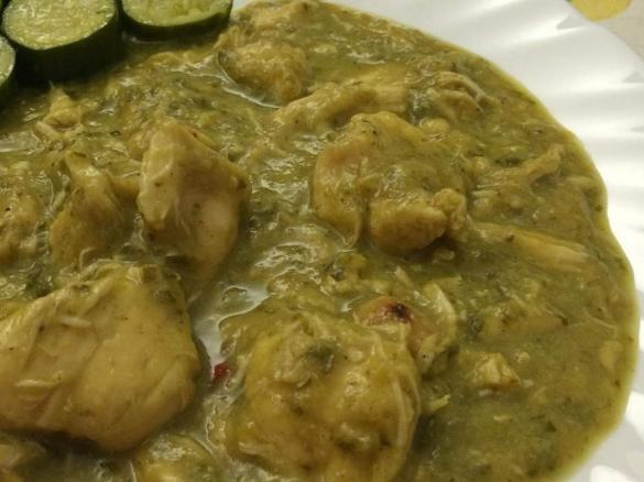 pollo con crema di zucchine e curry