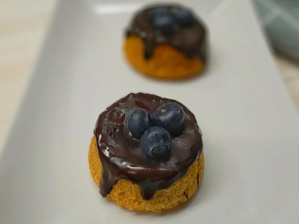 Soufflé ricoperti di cioccolato