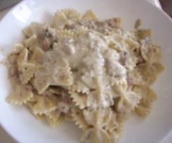 FARFALLE ALLA CREMA DI FUNGHI