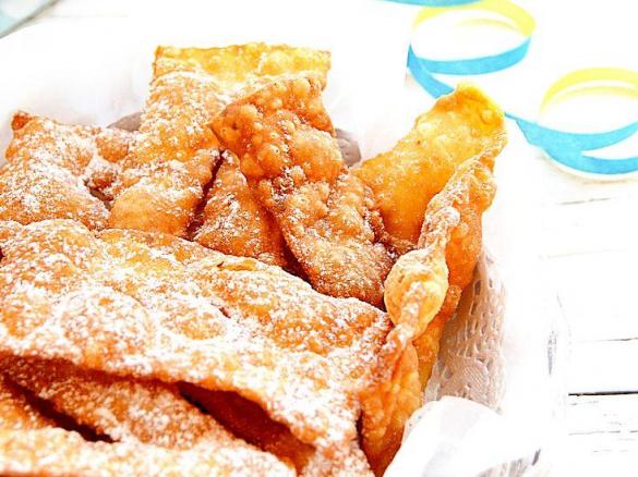 Chiacchiere furbe con 2 ingredienti