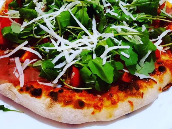 Pizza con lievito madre cottura combo con video