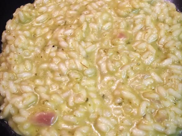 Risotto al pesto