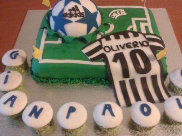 TORTA JUVE IN CHAMPIONS LEAGUE con crema fiesta