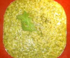 Risotto rucola e speck