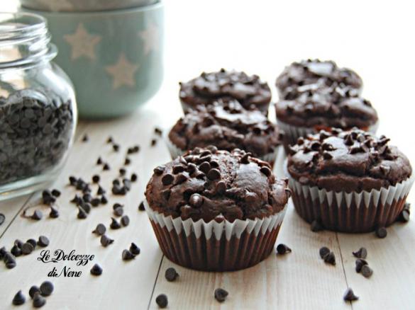 MUFFIN EXTRA DARK CON CIOCCOLATO FONDENTE