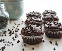MUFFIN EXTRA DARK CON CIOCCOLATO FONDENTE