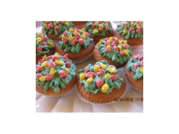 Muffin con crema al burro